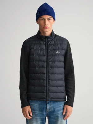 Męska Kurtka Ocieplana Lekka z Różnych Rodzajów Materiału GANT