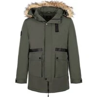 Męska kurtka ocieplana prosta zielona Wittchen