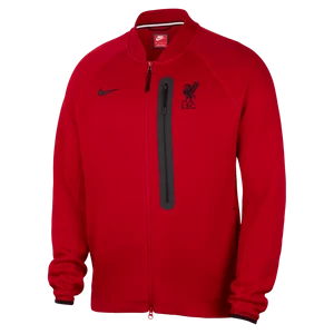 Męska kurtka piłkarska Nike Liverpool F.C. Tech Fleece - Czerwony