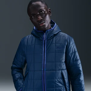 Męska kurtka piłkarska z kapturem i syntetycznym wypełnieniem Nike Chelsea F.C. - Niebieski