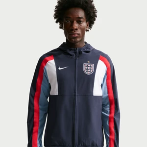 Męska kurtka piłkarska z tkaniny Nike Dri-FIT Anglia Energy - Niebieski