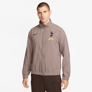 Męska kurtka piłkarska z tkaniny Nike Tottenham Hotspur Revival (wersja trzecia) - Brązowy