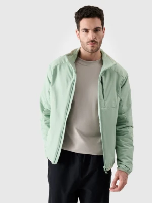 Męska kurtka puchowa 4F 4FWSS25TDJAM568 - oliwkowa