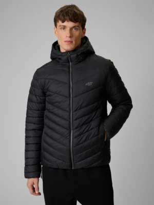 Męska kurtka puchowa pikowana 4F 4FRSS26TDJAM0953 - czarna