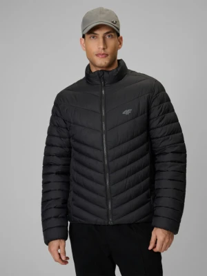 Męska kurtka puchowa pikowana 4F 4FRSS26TDJAM0954 - czarna