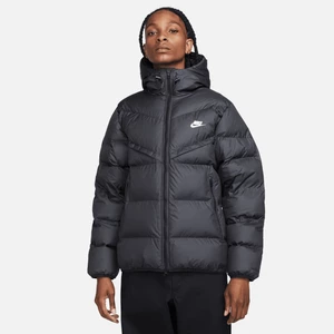 Męska kurtka puchowa z kapturem Storm-FIT Nike Windrunner PrimaLoft® - Czerń