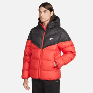 Męska kurtka puchowa z kapturem Storm-FIT Nike Windrunner PrimaLoft® - Czerń