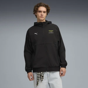 Męska kurtka PUMA × ASTON MARTIN ARAMCO F1® TEAM PUMATECH, Odzież, Czarny,