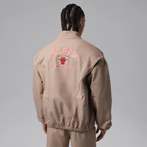 Męska kurtka robocza z grafiką Jordan Flight - Brązowy
