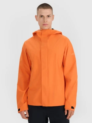 Męska kurtka trekkingowa 4F 4FWSS25TTJAM0750 - pomarańczowa