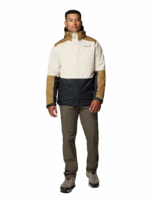 Męska kurtka trekkingowa Columbia Men\'s Point Park 3-In-1 Waterproof Insulated Jacket - brązowa