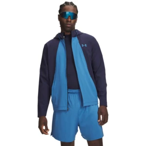Męska kurtka treningowa Under Armour UA Tech Utility Woven Jckt - granatowa