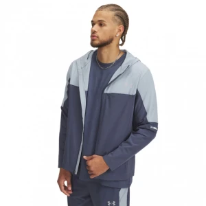 Męska kurtka treningowa Under Armour Vanish Woven Utility Jacket - szara