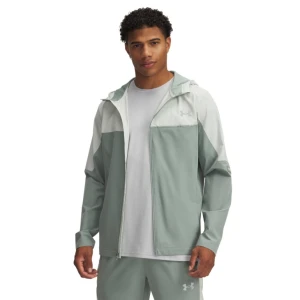 Męska kurtka treningowa Under Armour Vanish Woven Utility Jacket - zielona
