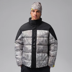 Męska kurtka typu puffer Realtree Jordan Flight - Biel