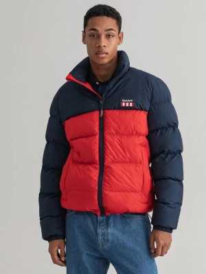 Męska Kurtka Typu Puffer W Kolorowe Bloki GANT