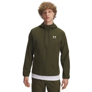 Męska kurtka wiatrówka Under Armour UA Stretch Woven Windbreaker - khaki