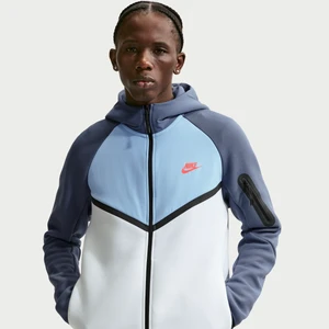 Męska kurtka z dzianiny z zamkiem na całej długości Windrunner Nike Tech - Biel