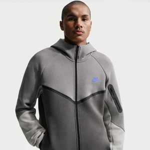 Męska kurtka z dzianiny z zamkiem na całej długości Windrunner Nike Tech - Czerń