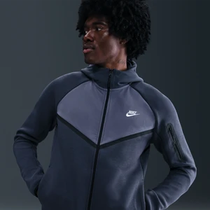 Zdjęcie produktu Męska kurtka z dzianiny z zamkiem na całej długości Windrunner Nike Tech - Niebieski