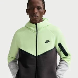 Męska kurtka z dzianiny z zamkiem na całej długości Windrunner Nike Tech - Zieleń