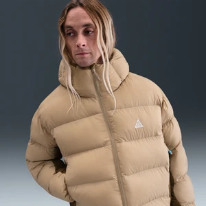 Męska kurtka z kapturem o luźnym kroju Therma-FIT ADV Nike ACG „Lunar Lake” PrimaLoft® - Brązowy