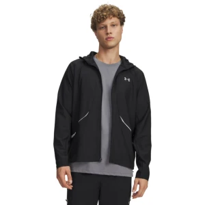 Męska kurtka z kapturem Under Armour UA Unstoppable Woven Jacket - czarna