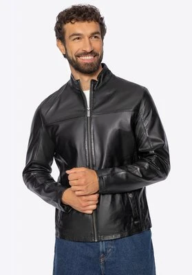 Męska kurtka z naturalnej skóry owczej czarna Wittchen