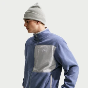 Męska kurtka z zamkiem na całej długości Therma-FIT Nike Club - Niebieski