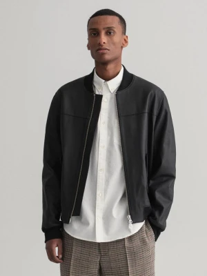 Męska lekka kurtka skórzana GANT