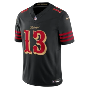 Męska limitowana koszulka Nike Dri-FIT NFL Brock Purdy San Francisco 49ers Rivalries Collection - Czerń