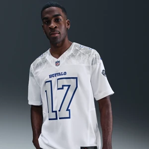 Męska limitowana koszulka Nike Dri-FIT NFL Josh Allen Buffalo Bills Rivalries Collection - Biel