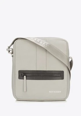 Męska listonoszka skórzana stębnowana mała Wittchen