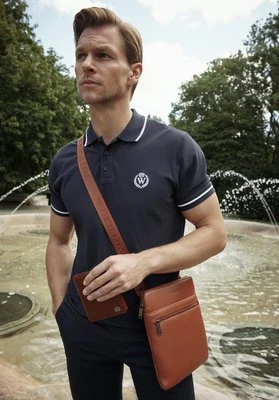 Męska listonoszka z imitacji skóry brązowa Wittchen