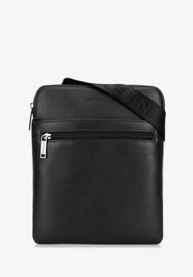 Męska listonoszka z imitacji skóry czarna Wittchen