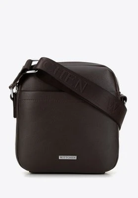 Męska listonoszka z regulowanym paskiem brązowa Wittchen