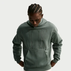 Męska luźna nierozpinana bluza z kapturem Nike Solo Fleece - Zieleń
