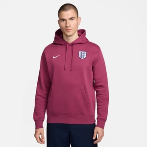 Męska nierozpinana bluza piłkarska Nike Anglia Club - Czerwony