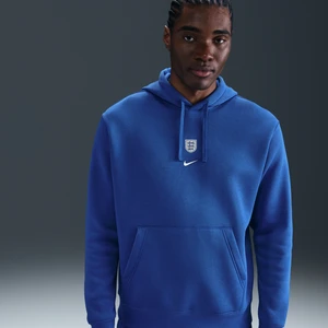 Męska nierozpinana bluza piłkarska Nike Anglia Club - Niebieski