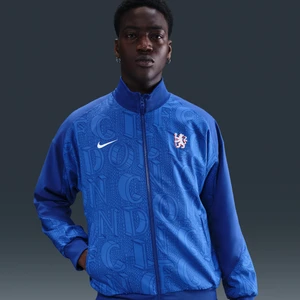 Męska piłkarska kurtka przedmeczowa Nike Dri-FIT Chelsea F.C. Strike - Niebieski