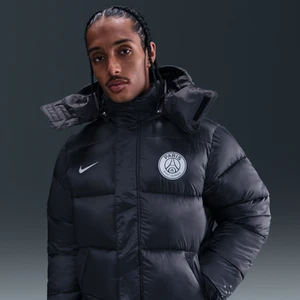 Męska piłkarska kurtka puchowa Nike Life Therma-FIT Paris Saint-Germain - Szary