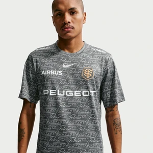 Męska przedmeczowa koszulka do rugby Nike Stade Toulousain - Szary