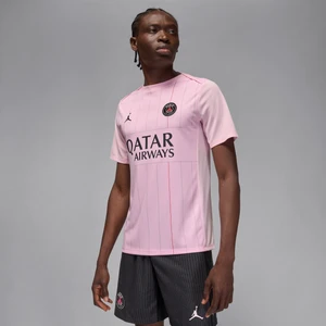 Męska przedmeczowa koszulka piłkarska Jordan Dri-FIT Paris Saint-Germain Academy Pro (wersja czwarta) - Różowy