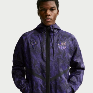 Męska przedmeczowa kurtka piłkarska Kobe Dri-FIT Anthem FC Barcelona (wersja wyjazdowa) - Fiolet Nike