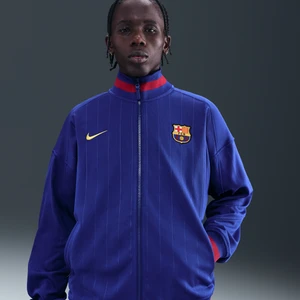 Męska przedmeczowa kurtka piłkarska Nike Dri-FIT FC Barcelona Academy Pro (wersja domowa) - Niebieski