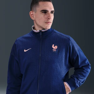 Męska przedmeczowa kurtka piłkarska Nike Dri-FIT FFF Academy Pro - Niebieski