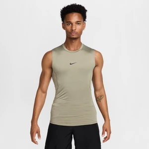 Męska przylegająca koszulka bez rękawów do fitnessu Dri-FIT Nike Pro - Zieleń