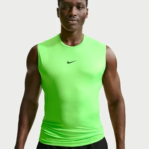 Męska przylegająca koszulka bez rękawów do fitnessu Dri-FIT Nike Pro - Zieleń