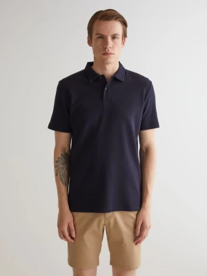 Męska regular fit teksturowana polo GANT