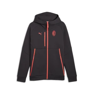 Męska rozpinana bluza z kapturem AC Milan PUMATECH, Akcesoria, Szary